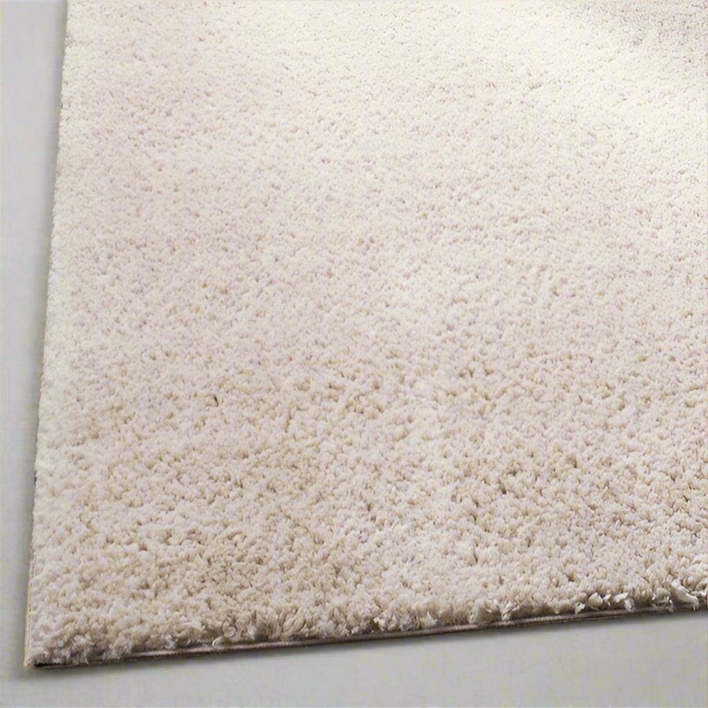 Snuggle Shaggy Beige Area Rug- The Ultimate in Softness