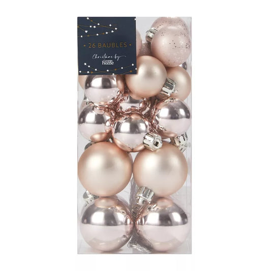 George Home Gold Christmas Bauble Set (26 Count)