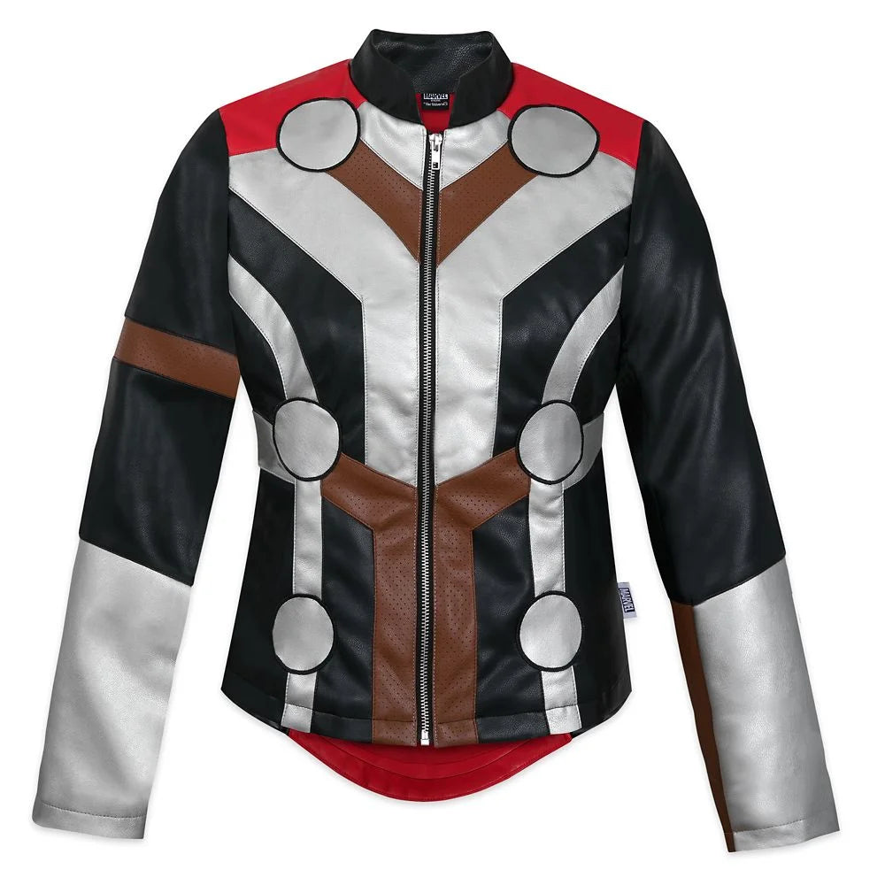 Disney Ladies Biker Jacket Thor Love & Thunder Marvel Cosplay 1XL