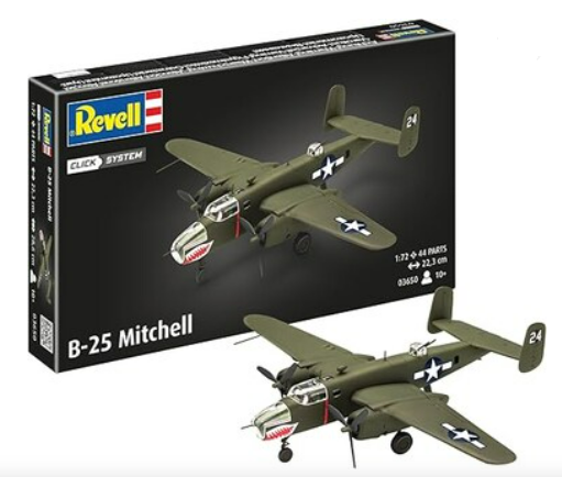 Revell 1:72 B-25 Mitchell Assembly Kit
