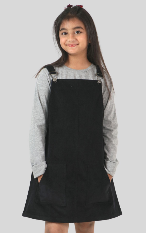 TWEENY MINI Corduroy Pinafore Dress (12)