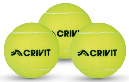 CRIVIT Tennis Balls, 3 Pieces in a Pack