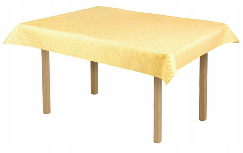 LIVARNO Tablecloth (Rectangular, Yallow, 130 x 160 cm)