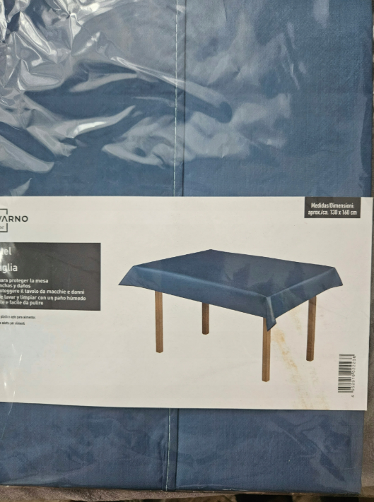 LIVARNO Tablecloth, (Blue, 130x160 cm)