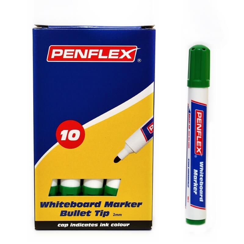 Box 10 Penflex WB15 Drywipe Markers Bullet Tip