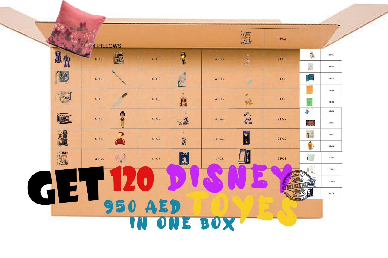 Disney Toy Box - 120 PCS