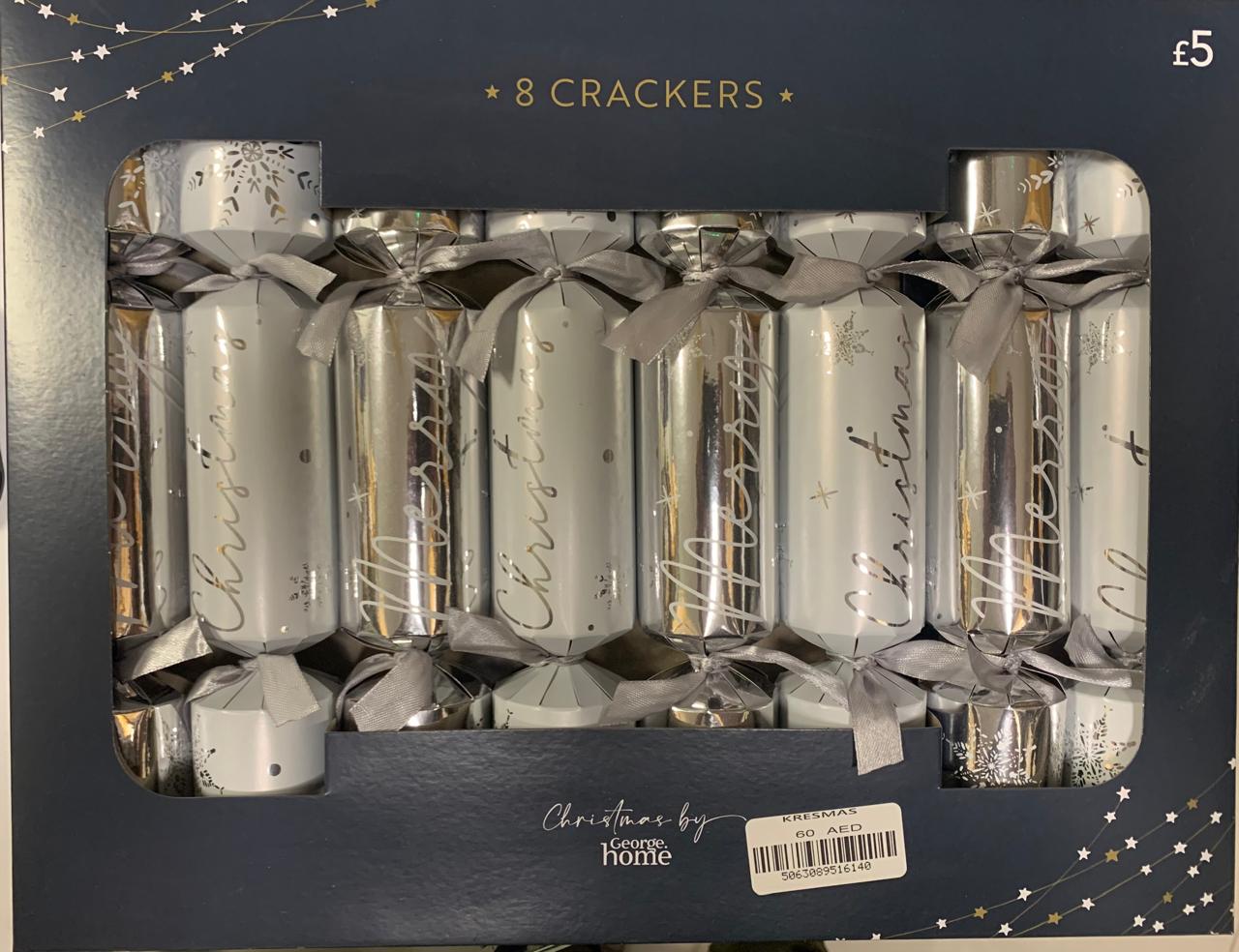 George Home 8 Christmas Crackers