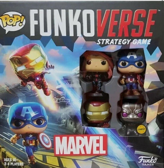 Spanish Board Game POP Funkoverse Marvel 4 Figure Chase Limited edition