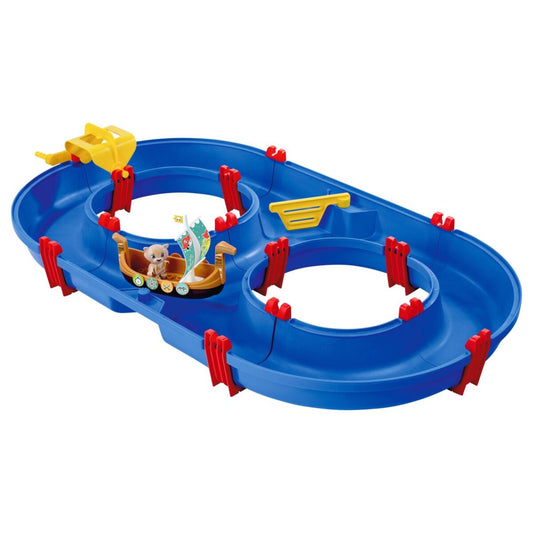 AquaPlay Pirates World water track with figure for children 3+
