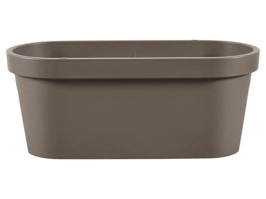 Parkside Taupe Railing Flower Pot