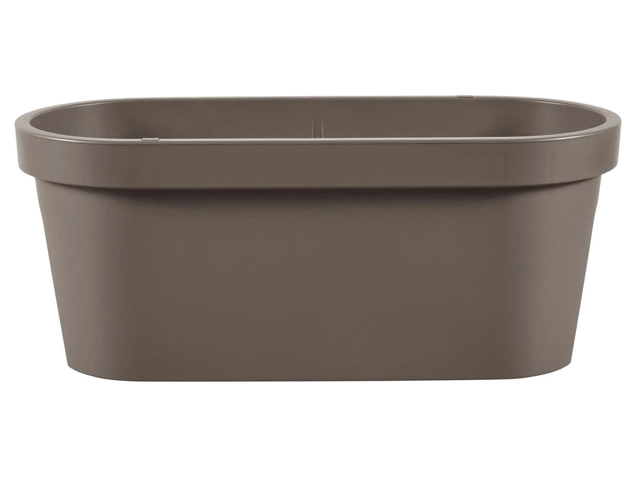Parkside Taupe Railing Flower Pot