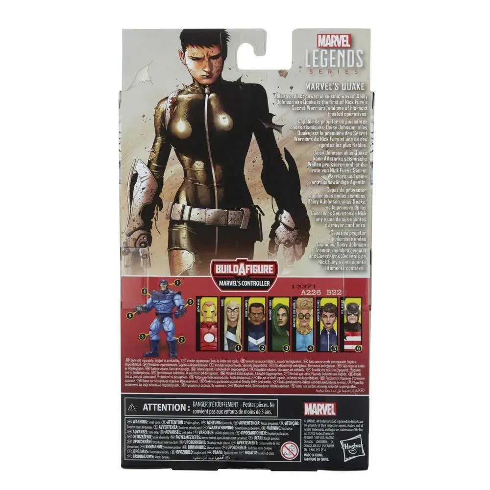 Marvel Legends Series Marvel?s Quake Action Figure 6-inch Collectible Toy, 5 Accessories