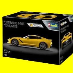 Revell 1/25 Scale Model Kit: 2014 Corvette Stingray (Easy-Click Assembly)