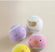 George Easter Pet Tennis Balls Set of 4