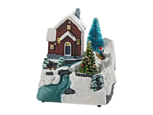 LIVARNO home LED Christmas village, 6-hour timer