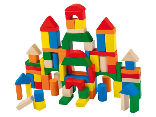 Multicoloured Building Blocks Playtive 1+ year