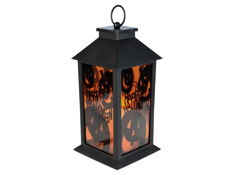 LED Halloween lantern with a flickering effect