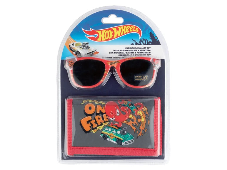 Hot Wheels Sunglasses and wallet set, 2-piece