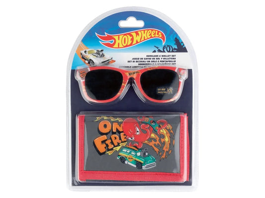 Hot Wheels Sunglasses and wallet set, 2-piece