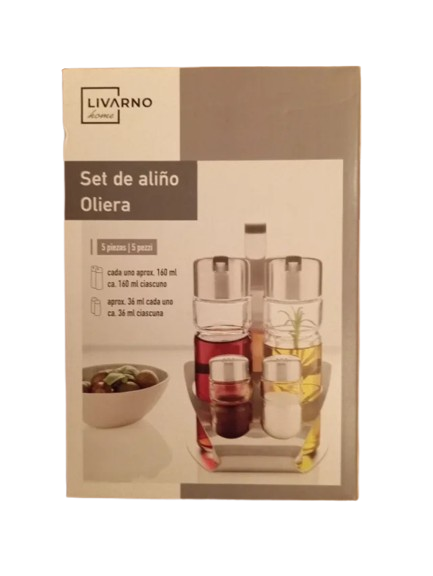 Livarno Home 5-Piece Condiment Set