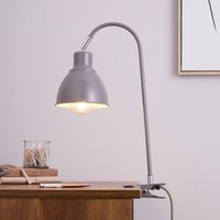 Dunelm Galley Clip On Task Lamp Grey