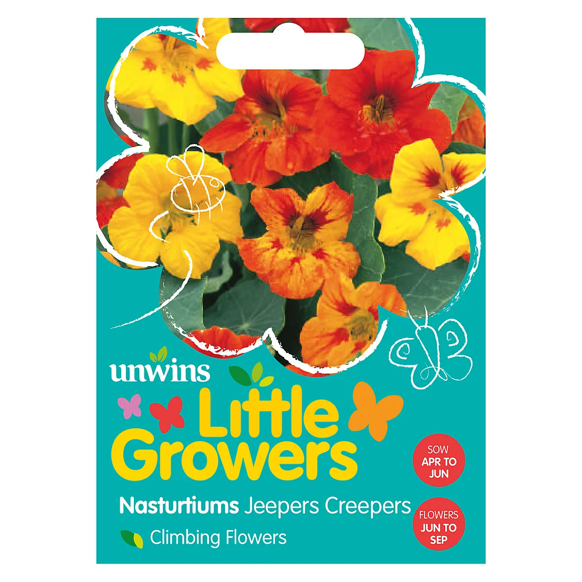 Little Growers Nasturtium Jeepers Creepers Seeds