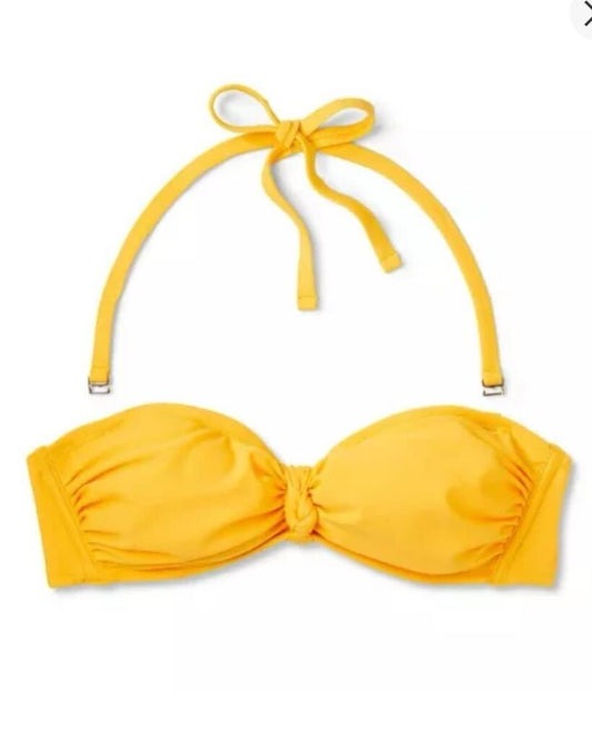 Yellow Bikini top (XS)