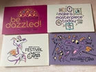 New Disney Parks WDW EPCOT Festival of the Arts Notecard Set - 8 Cards 4 Designs