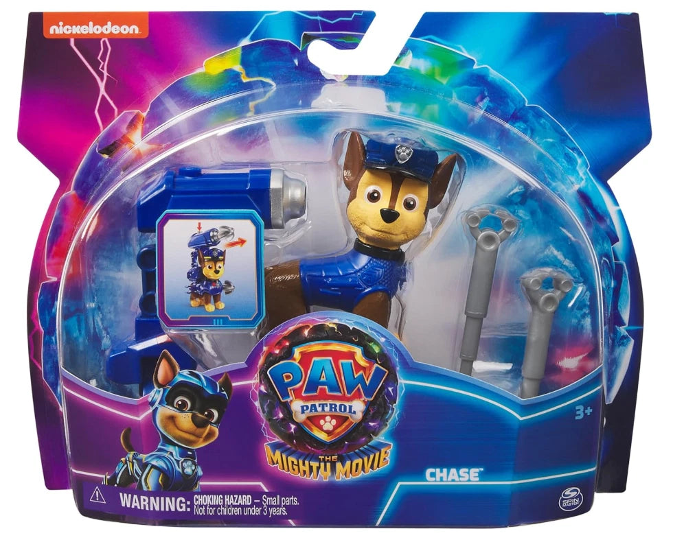 PAW Patrol Mighty Movie Chase Hero Pup Figure – Spin Master Toy for Kids 3+