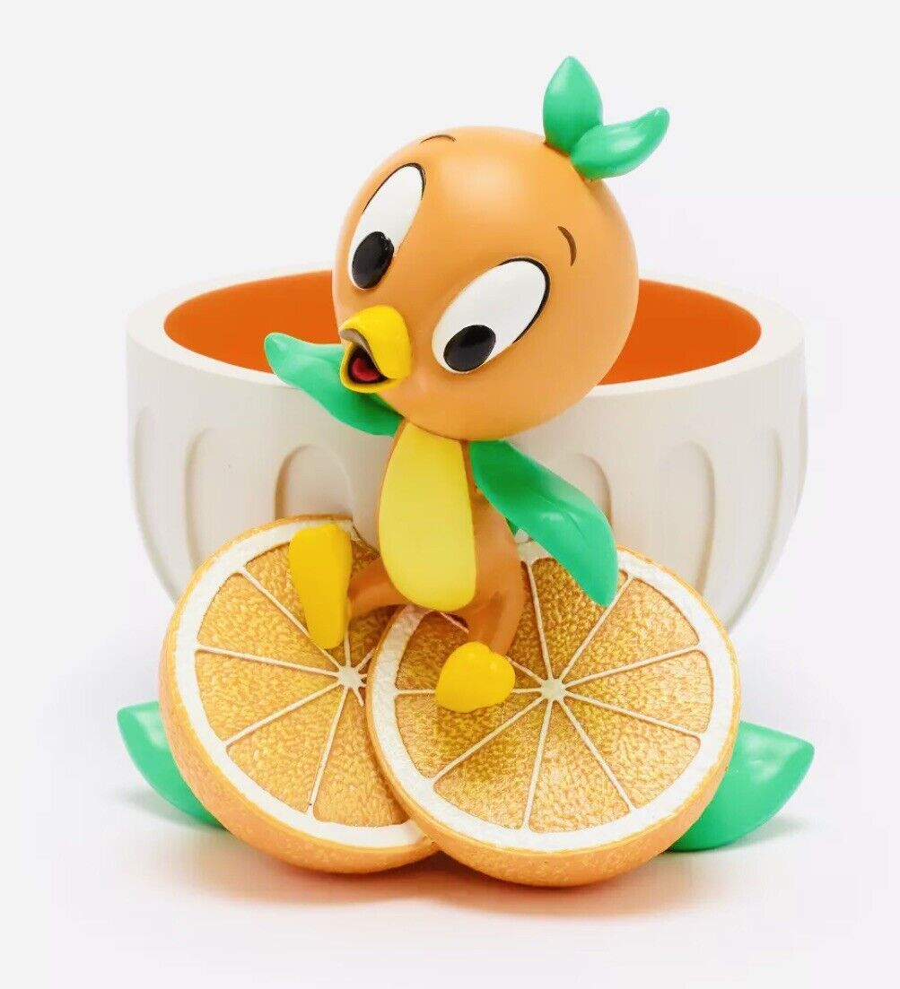 Disney Sculpted Orange Bird Planter Pot Bowl