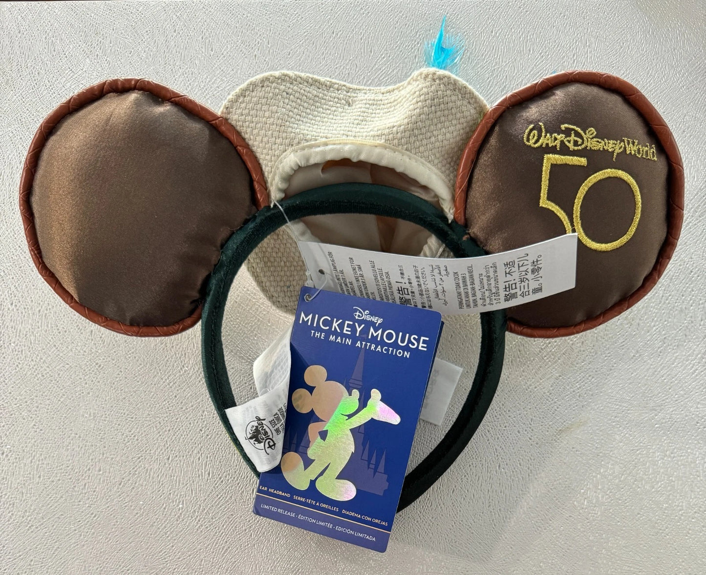 Disney World Ears Enchanted Tiki Room Mickey Main Attraction 50th Anniversary