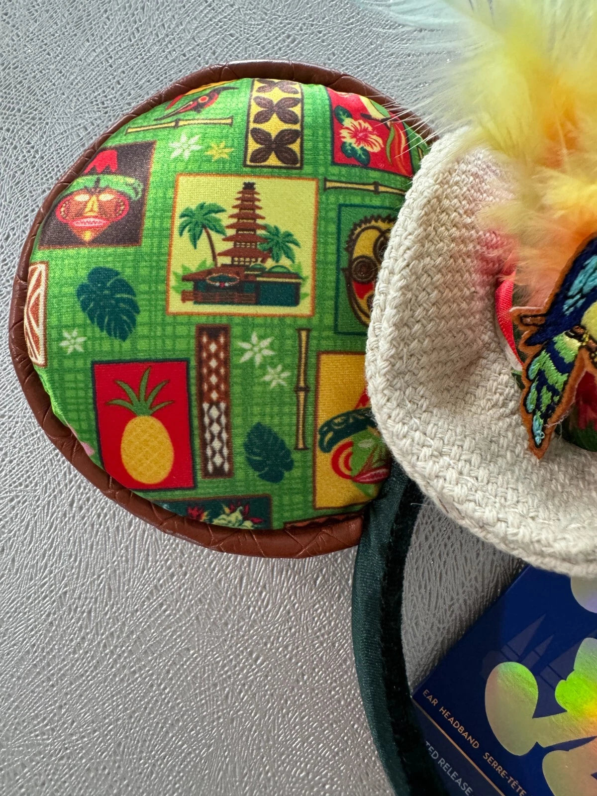 Disney World Ears Enchanted Tiki Room Mickey Main Attraction 50th Anniversary