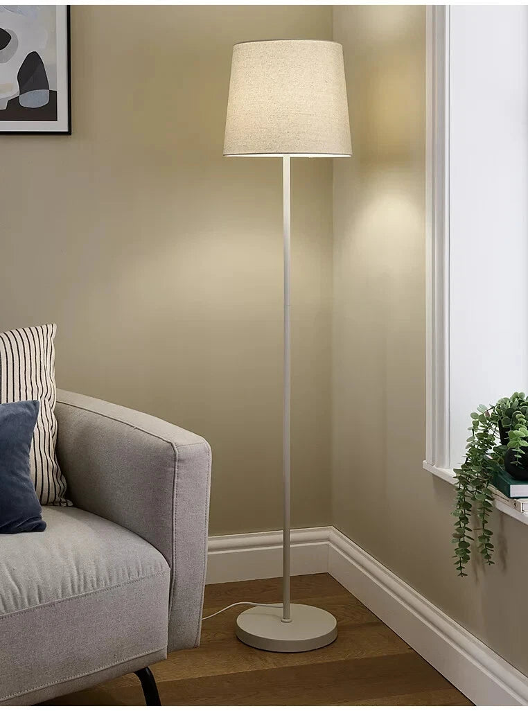 Modern Cream Metal Floor Lamp Lighting Decor