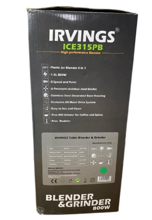 IRVINGS Mixer 800W | 1.5L