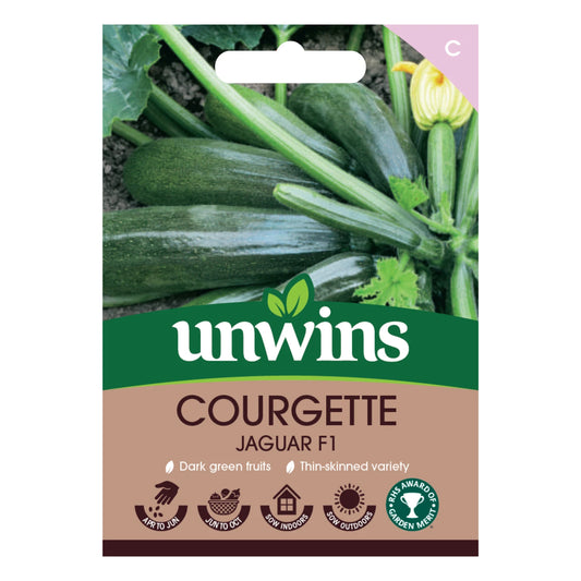 Unwins Courgette Seeds Jaguar F1