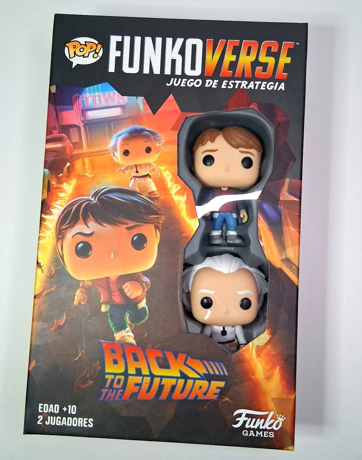 Funkoverse Back to The Future Board Game Marty McFly Doc Brown Spanish Version