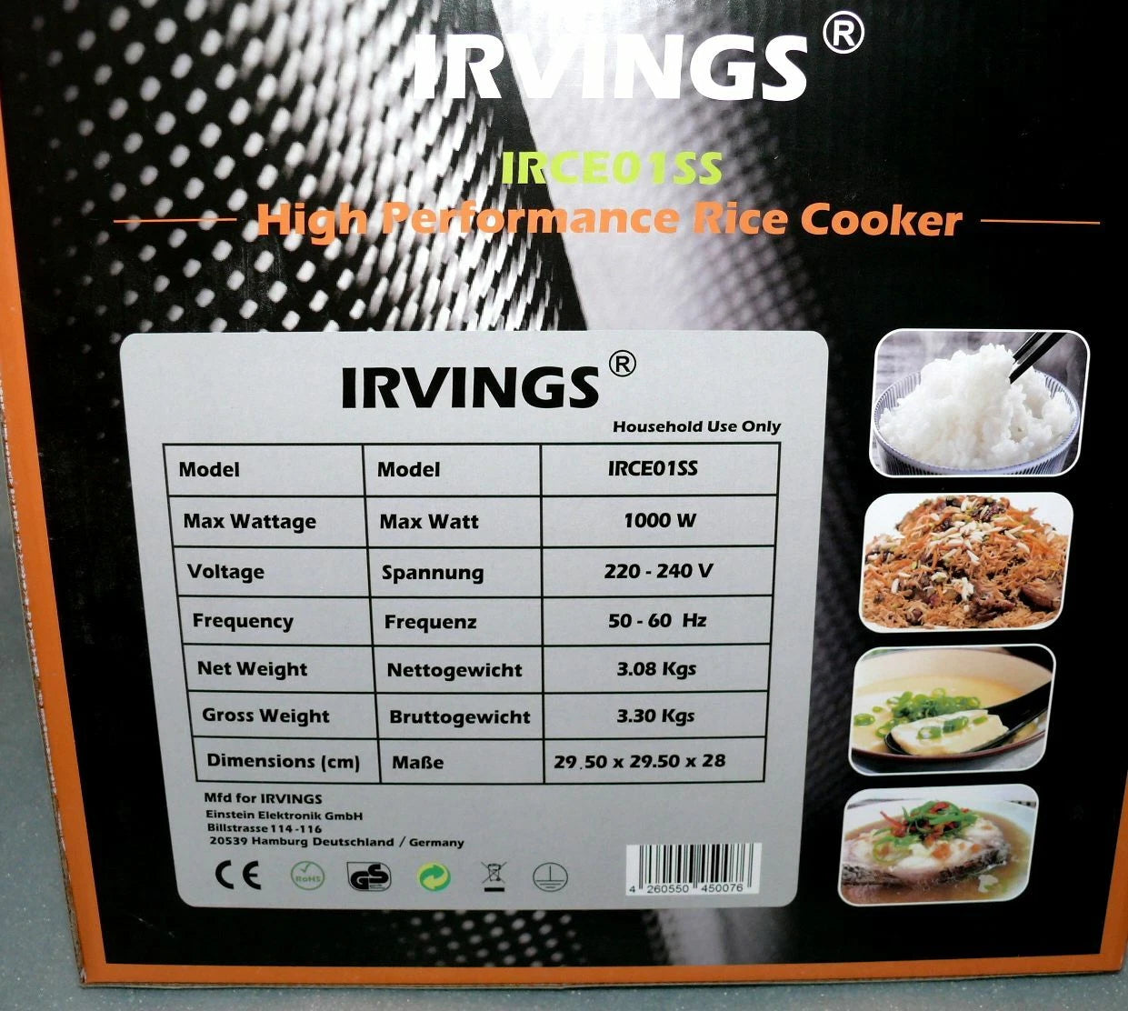 IRVINGS Rice Cooker