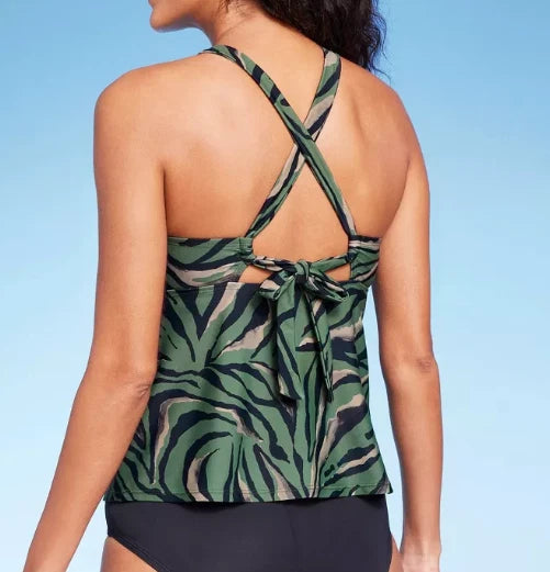 Kona Sol Animal Print Tankini (S)