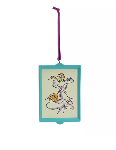 Disney Parks Epcot 2022 Festival of the Arts Figment Christmas Ornament Tag