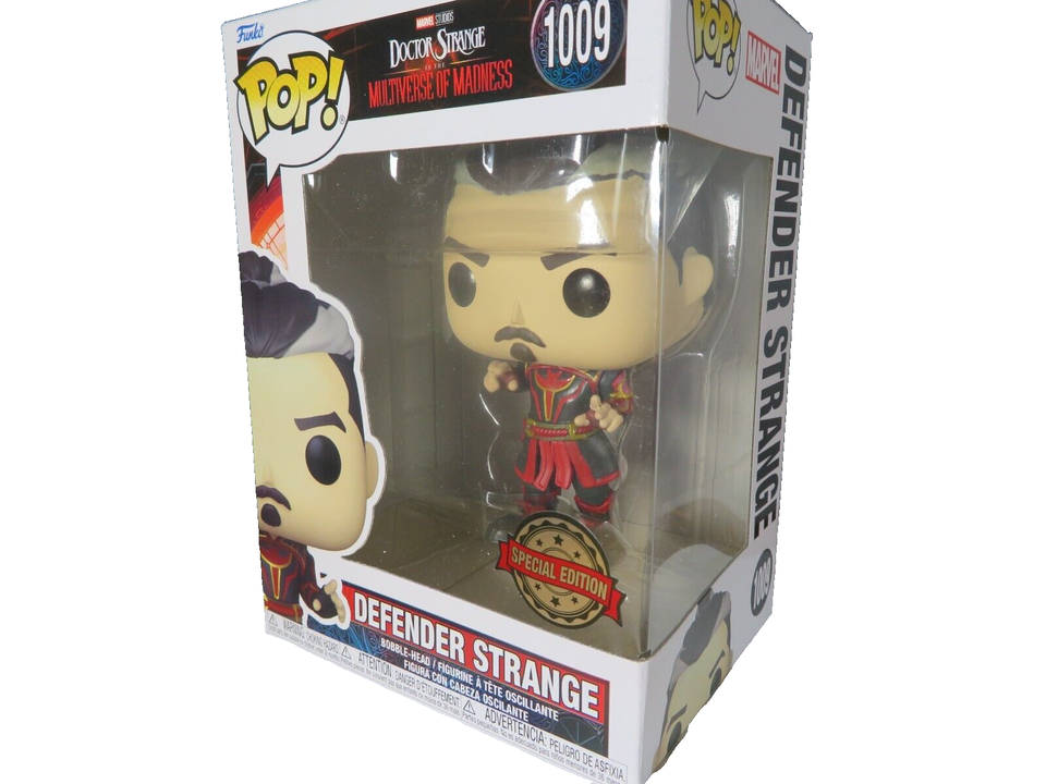 جديد Funko POP Vinyl Marvel Multiverse of Madness Defender Strange #1009 في صندوق