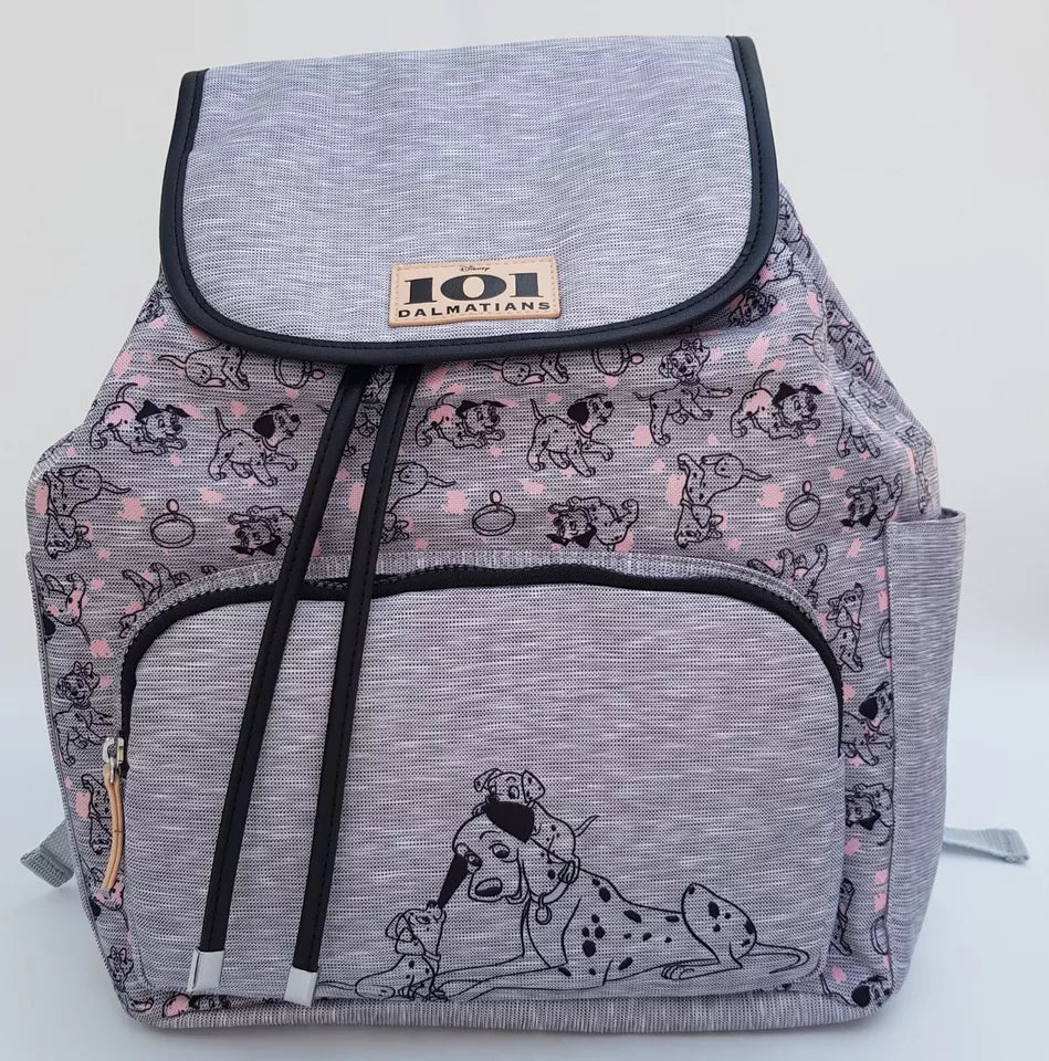 Disney 101 Dalmatians Baby Changing Bag Nappy Back Pack & Mat - Dalmations Grey
