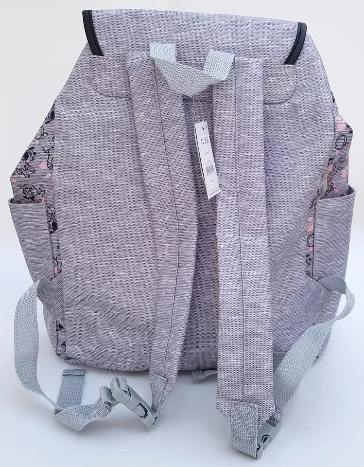 Disney 101 Dalmatians Baby Changing Bag Nappy Back Pack & Mat - Dalmations Grey