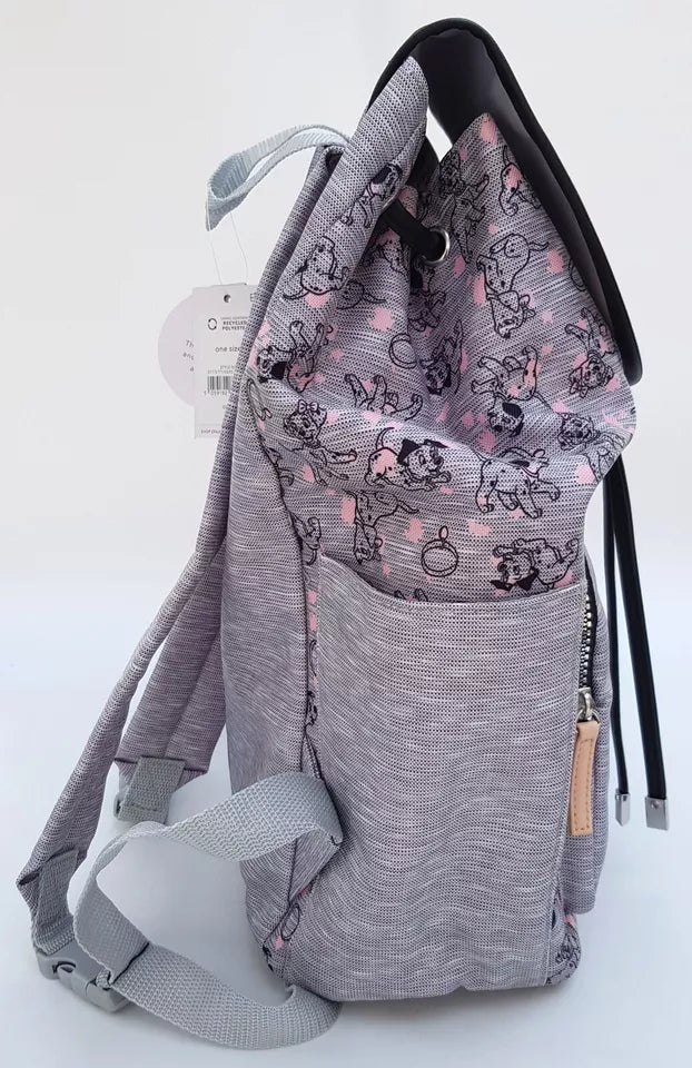 Disney 101 Dalmatians Baby Changing Bag Nappy Back Pack & Mat - Dalmations Grey
