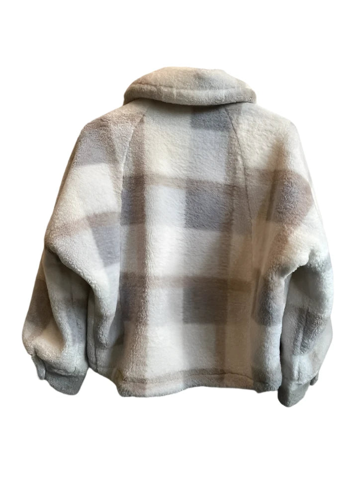 George Kids' Plaid Sherpa Jacket - Cozy and Stylish Outerwear from the UK