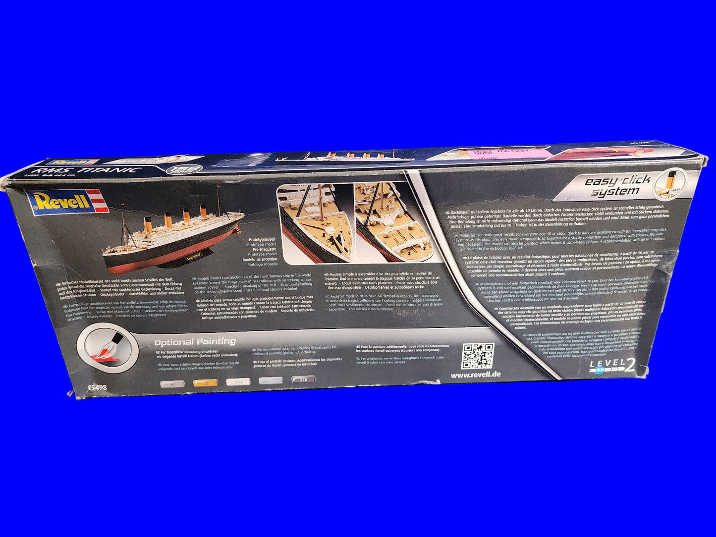 Revell Easy-Click System R.M.S. Titanic Model Kit | 1/600 Scale, 45 cm Long