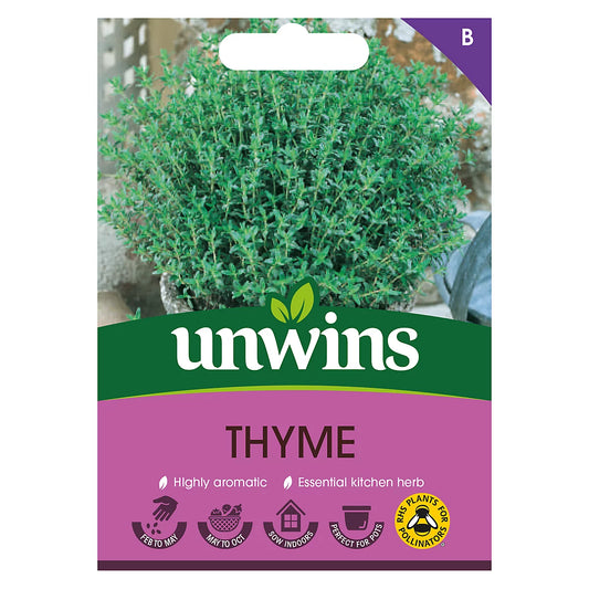 Unwins Herb Thyme Easy To Grow Seeds