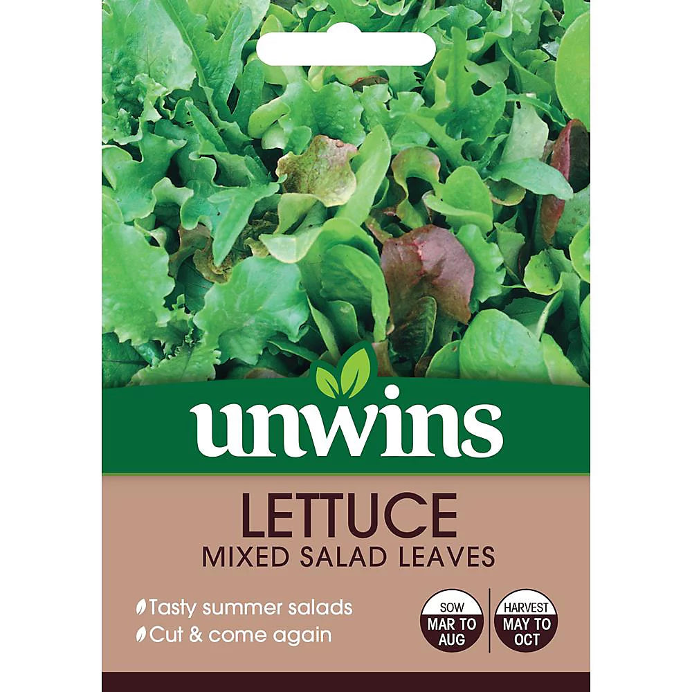 Unwins Lettuce Mixed Salad Leaves Seeds
